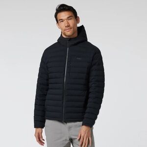 Vuori Men’s Steadfast FZ Hooded Jacket Black Sz S NWT